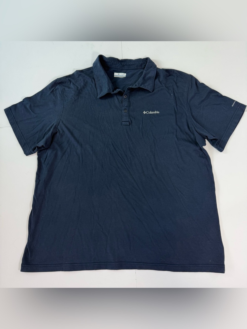 Columbia Men’s Dark Navy Blue Polo Omni-wick Shirt